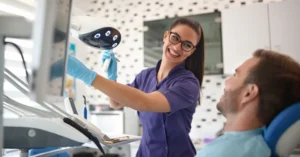 doctor with patient